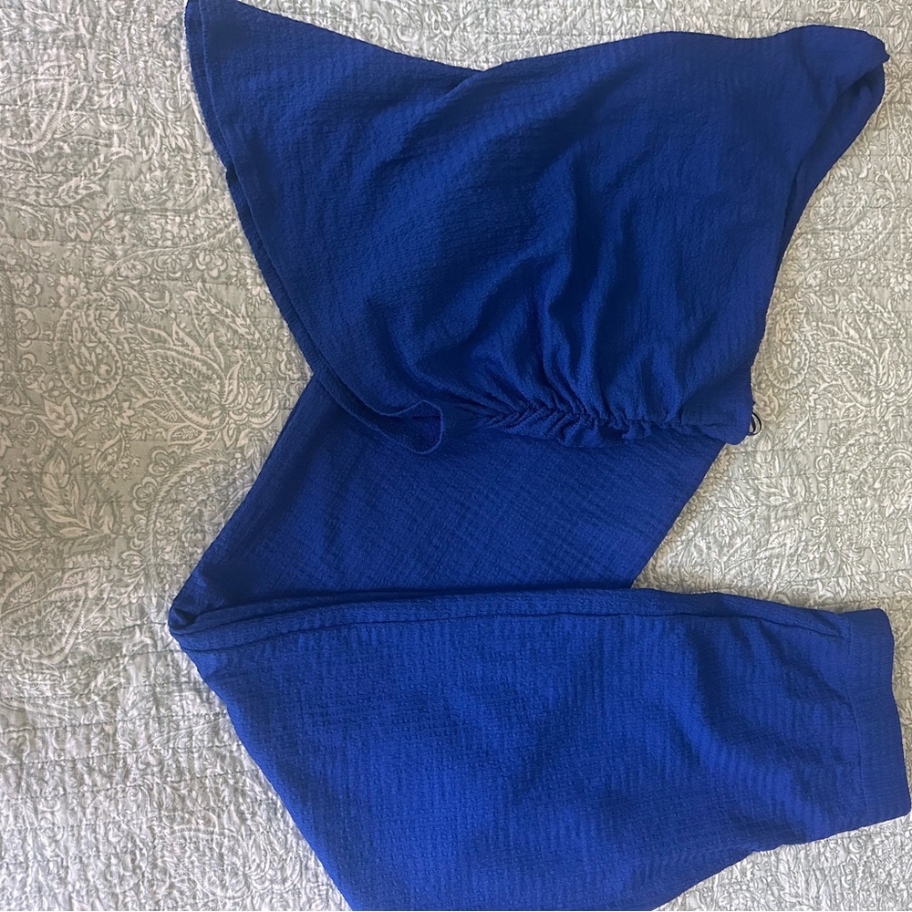 Mango blue top and pants summer set! Worn once
